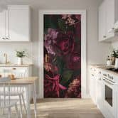Fleur de Paris door film - UN Designs - Self-adhesive door decoration 