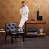 Barock Tapete Orange - Vintage klassik Vliestapete mit Ornamenten  