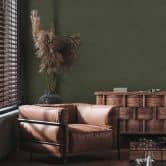 Non-woven wallpaper green modern graphic design wallpaper dark green wallpaper 