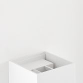 Außenwandleuchte Johannes, weiß, 10 x 10,3 cm, Metall Außenleuchte 