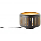 Tischleuchte Silvio, gold, 18,8 x 27 cm, Metall Tischlampe 