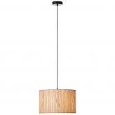 Pendelleuchte Valentin, braun, 120 x 35 cm, Seegras Pendellampe 