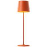 Tischleuchte Cosy, orange, 10 x 37 cm, Metall Tischlampe 